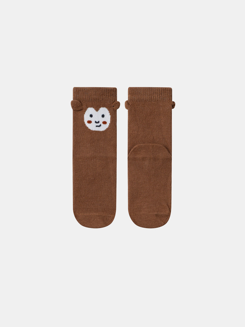 Chaussettes marrons singe Bébé Garçon