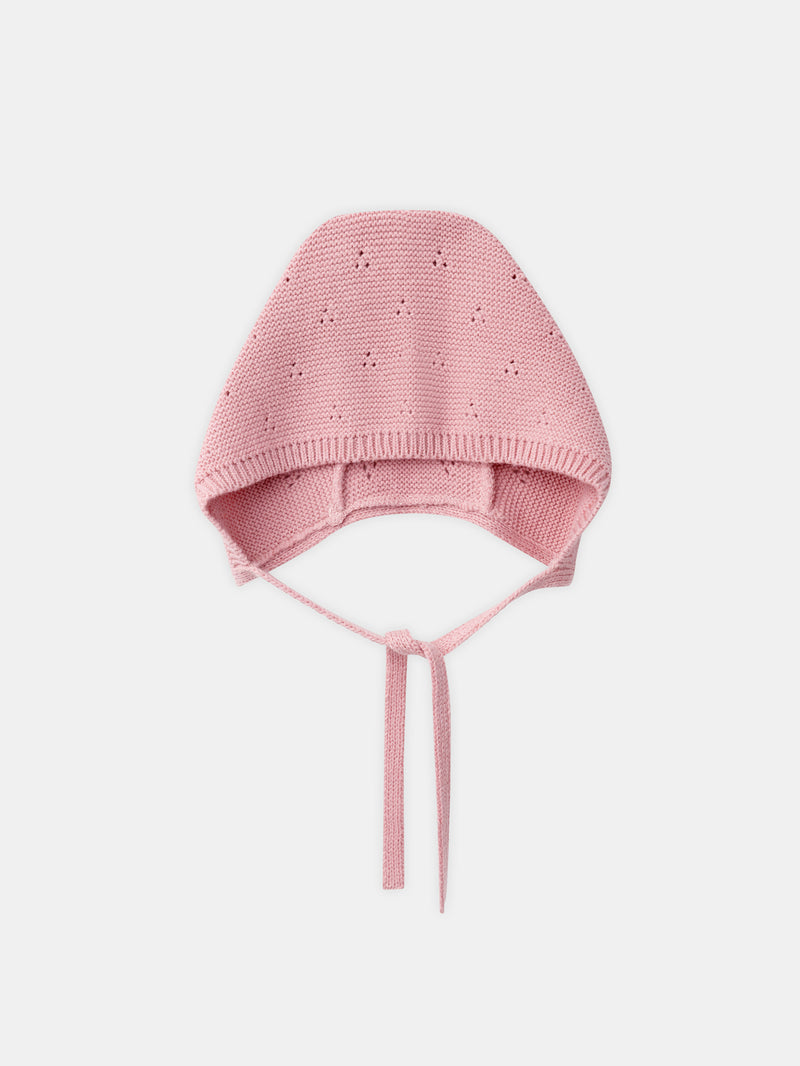 Béguin rose Naissance Fille
