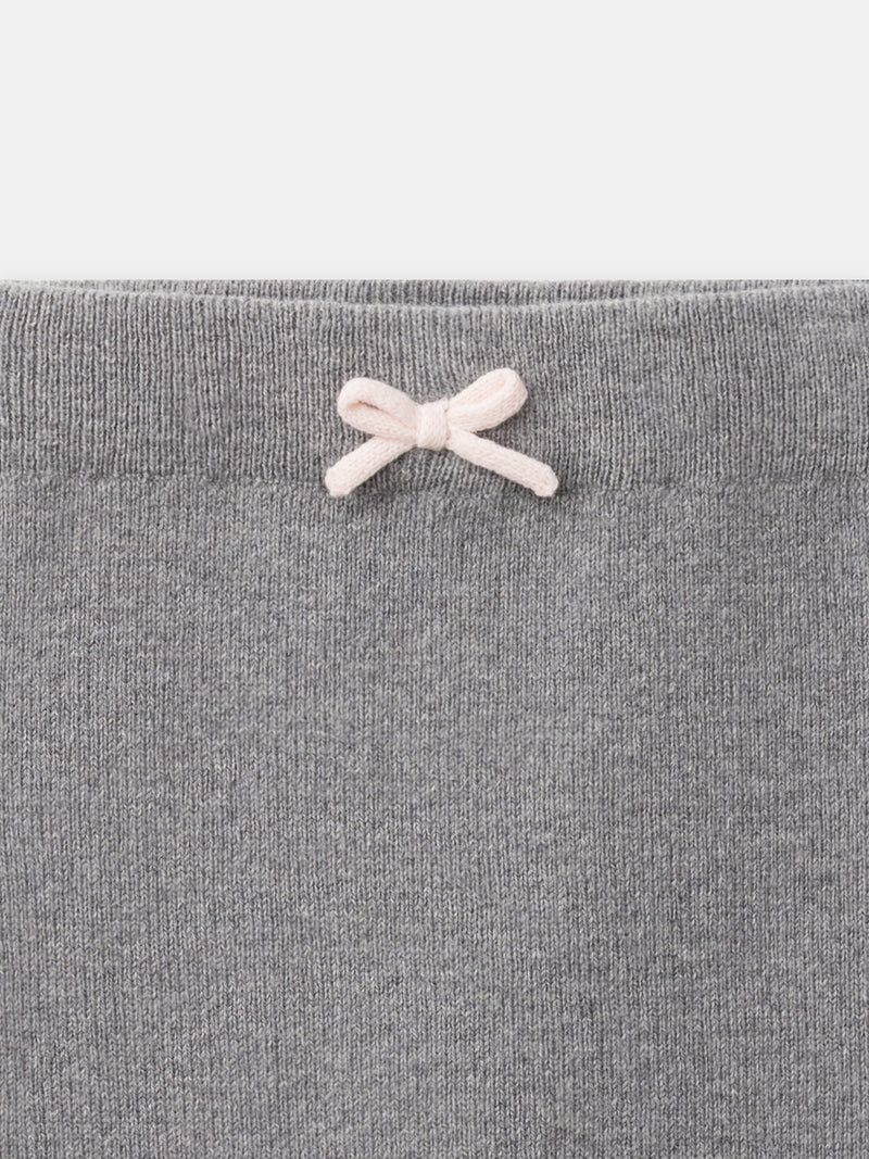 Ensemble pull et pantalon gris Naissance Fille