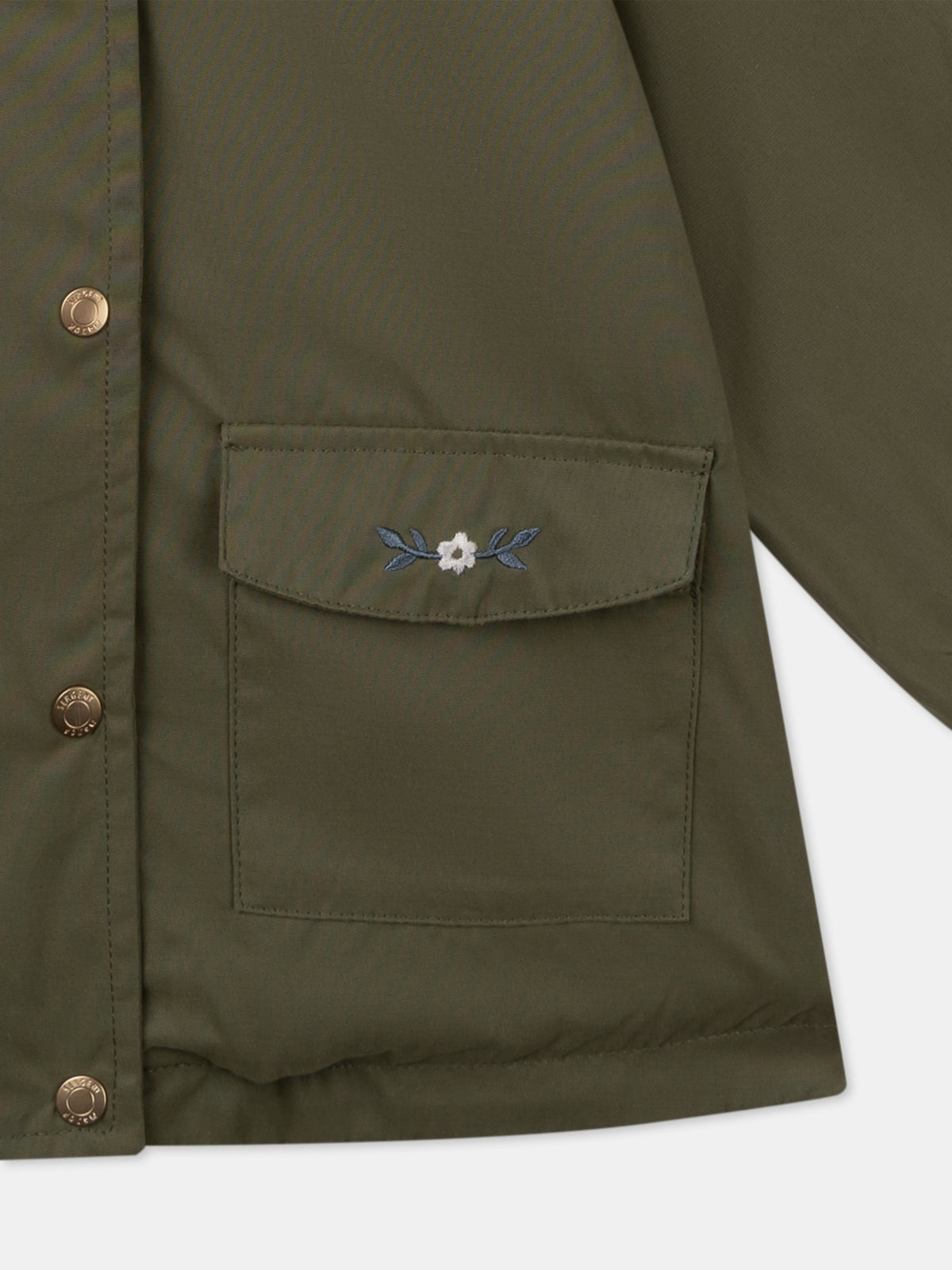 Parka 3 en 1 kaki Bébé Fille