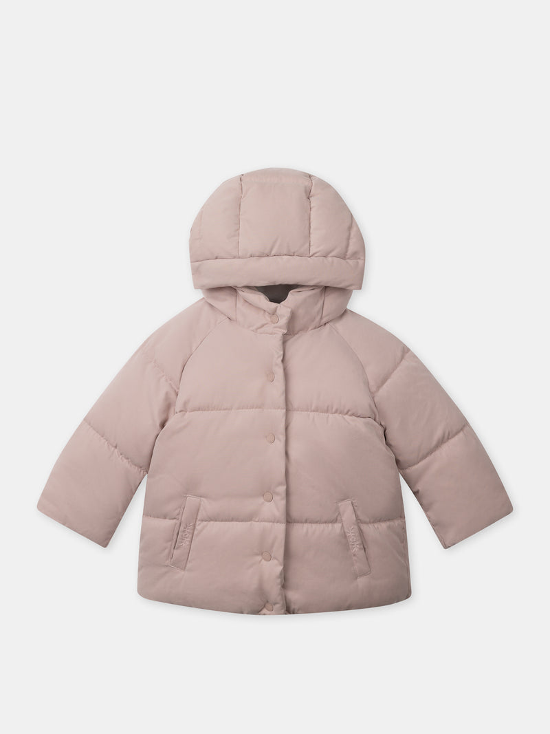 Doudoune matelassée rose Bébé Fille