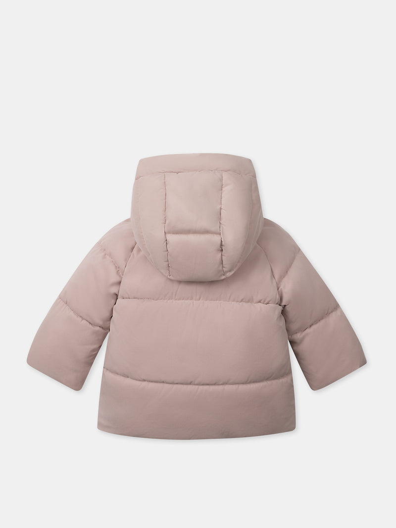 Doudoune matelassée rose Bébé Fille