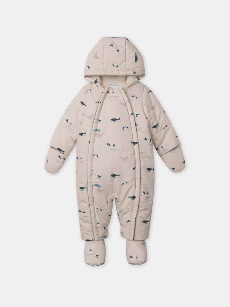 Pilote beige imprimée animaux Bébé Garçon