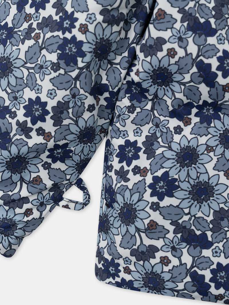 Parka 3 en 1 bleu marine pailleté Fille