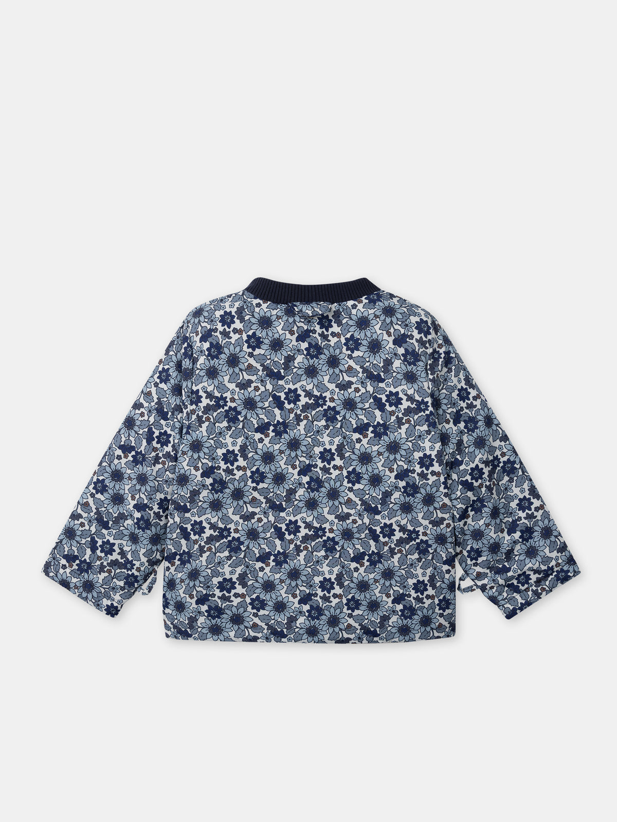 Parka 3 en 1 bleu marine pailleté Fille