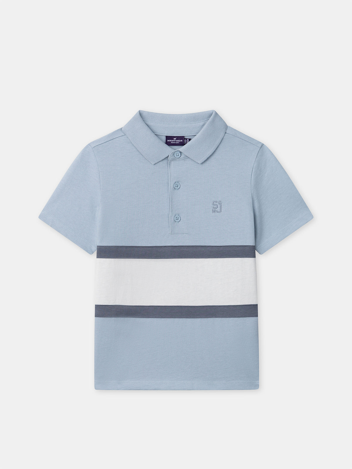 Polo bleu Garçon