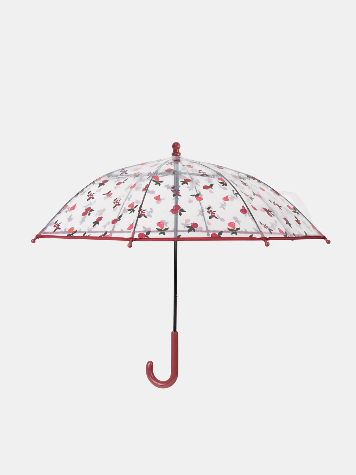 Parapluie transparent imprimé baies et poires Fille
