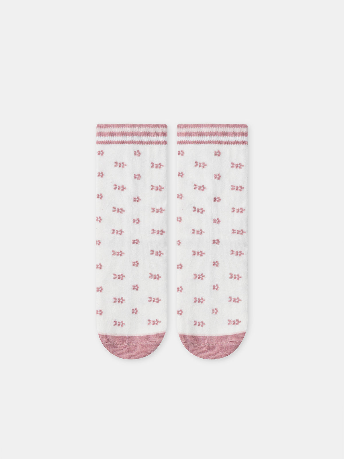 Lot de 5 chaussettes roses pingouins Fille