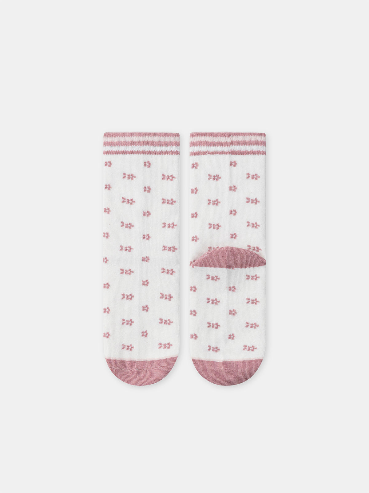 Lot de 5 chaussettes roses pingouins Fille