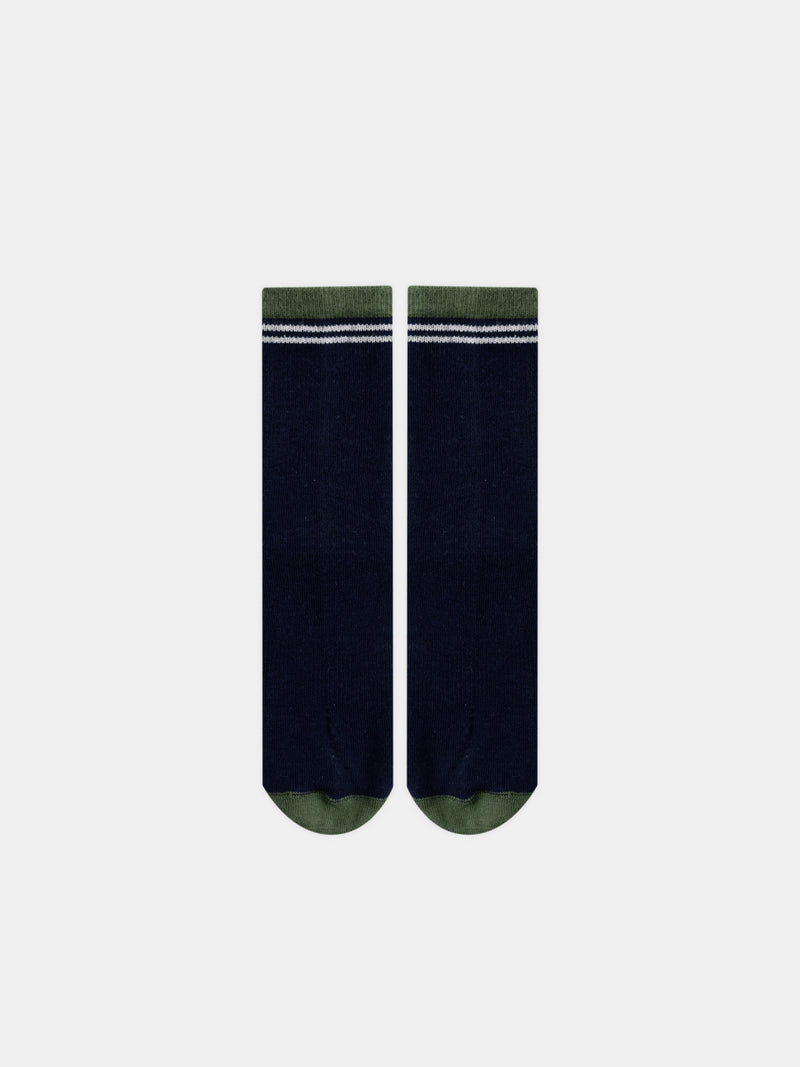 Lot de 5 paires de chaussettes à rayures ou unies Garçon