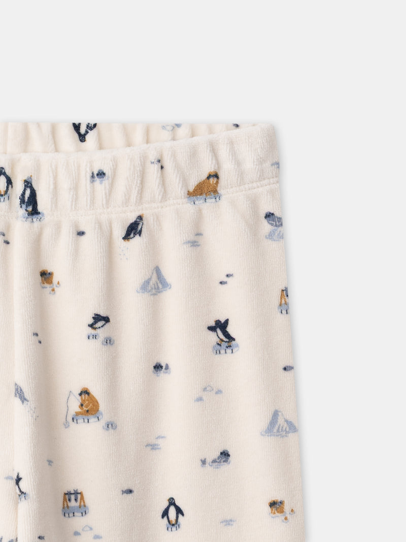 Pyjama écru motif banquise Garçon