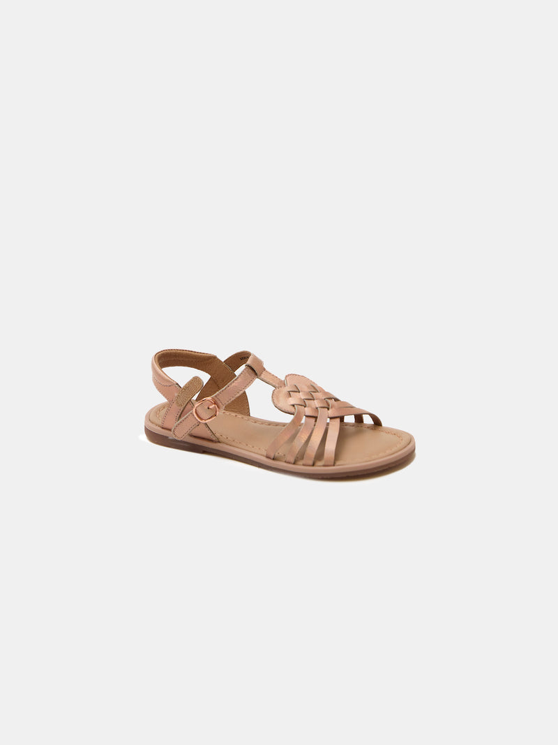 Sandales rose gold Fille