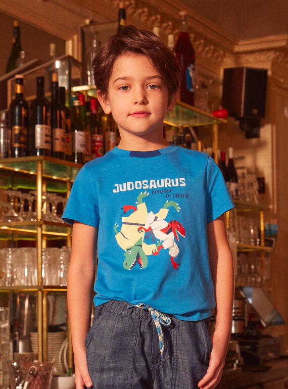 Tee Shirt Manches Courtes Bleu KLAGAGE / 24E3PGN2TMC701