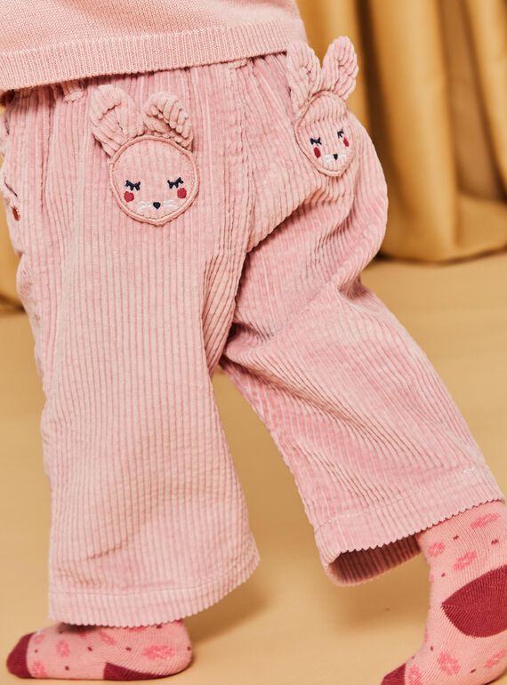 Pantalon en velours côtelé DATORY / 22H1BFZ1PAN301