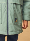 Imperméable 2 en 1 bleu ou ou bleu foncé imprimé animaux à manches longues Garçon NINIRAGE / 25H3PGE1IMP205