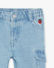 Jean en denim style cargo FACEAN / 23E1BGB1JEAP269