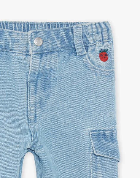 Jean en denim style cargo FACEAN / 23E1BGB1JEAP269