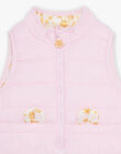 Doudoune rose sans manche réversible FIMAUD / 23E1BF51D3E030
