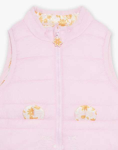 Doudoune rose sans manche réversible FIMAUD / 23E1BF51D3E030