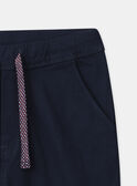 Pantalon bleu marine Garçon NOMARAGE / 25H3PGP1CFP705
