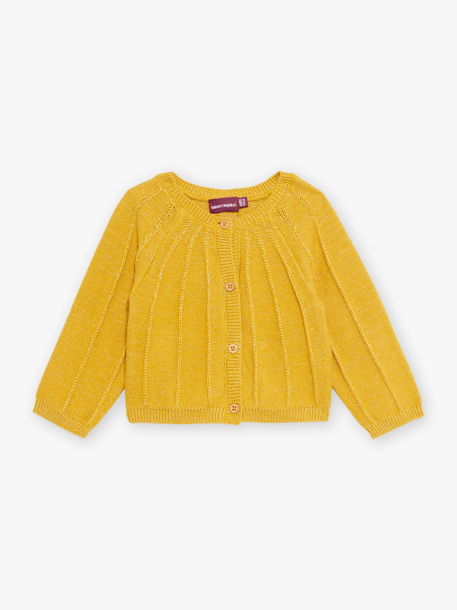 Gilet moutarde fille clearance
