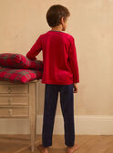 Pyjama noël rouge LAPAGE / 24H5PGF3PYJ050