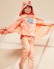Pyjama deux pièces orange pâle en coton avec cape tête de panthère FLOPOETTE 1 / 23E5PF43PYTE402