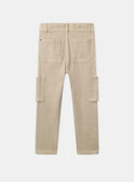 Pantalon Cargo Beige MEDIAGE / 25E3PG81PAN806