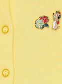 Cardigan jaune  RADOISETTE / 19E2PF61CARB105