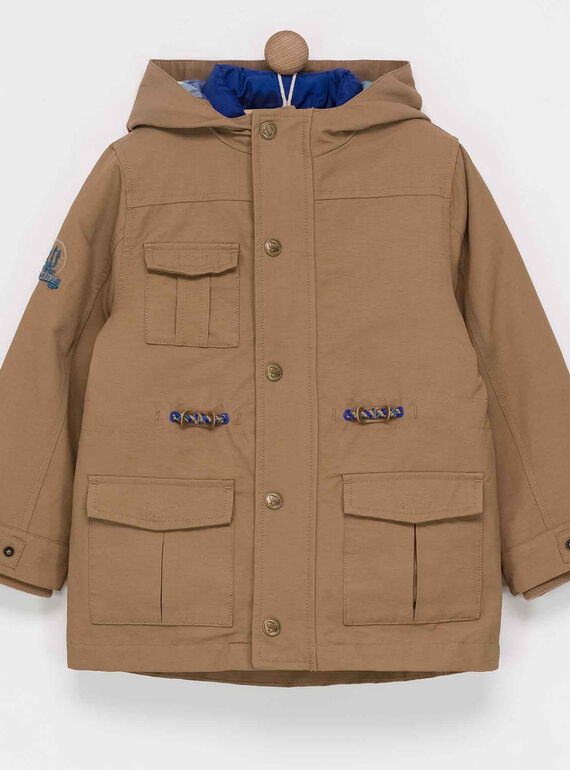 Imperméable marron PAOLAGE / 18H3PG72IMPI804