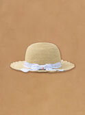 Chapeau en paille à imprimé fleuri KAPETULA / 24E4BFN1CHA009