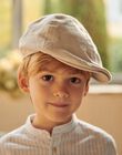 Béret beige en lin FREBERAGE / 23E4PGI1CHAA013