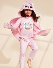 Pyjama deux pièces rose pâle en coton avec cape tête de koala FLOPOETTE 2 / 23E5PF42PYT030