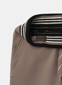 Pantalon marron Garçon NIBESTAGE / 25H3PGS1PAN821