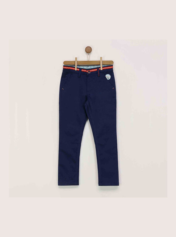 Pantalon bleu nuit RESOFAGE / 19E3PGD2PANC205