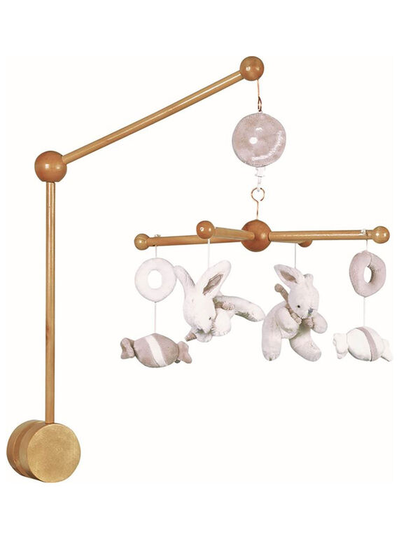 Mobile musical bois lapin MOBILE MUSICALE / 12PJJO004MOBA002