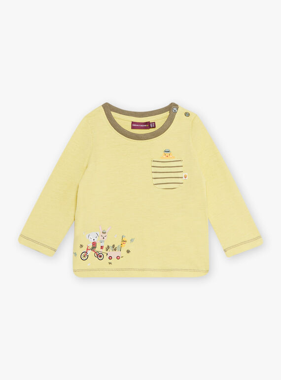 T-shirt anis bébé garçon CACELIN / 22E1BGB1TML116
