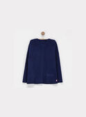 Cardigan bleu marine NADOETTE / 18E2PF72CAR070