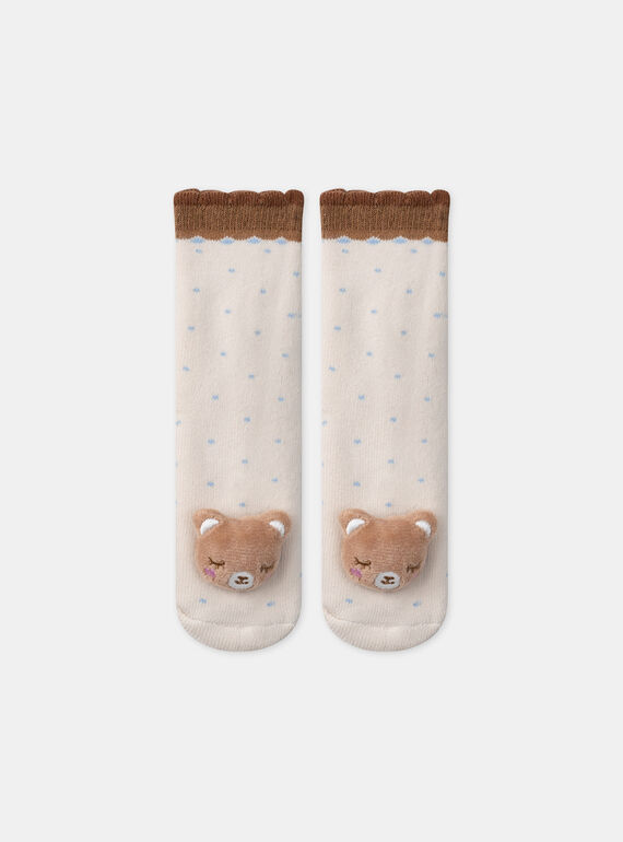 Chaussette bouclette grelot  LAROXY / 24H4BFS3SOQA002