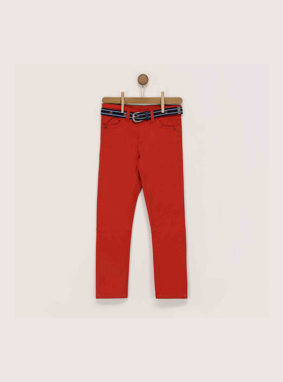 Pantalon rouge RIBOLAGE / 19E3PGE1PANF510