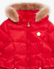 Doudoune rouge à capuche DRAREDETTE / 22H2PFN2D3E050