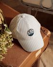 Casquette à rayures beige et bleu FRECASAGE / 23E4PGI2CHA000