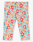 Legging écru à fleurs FADELPHINE / 23E1BFB1CAL001