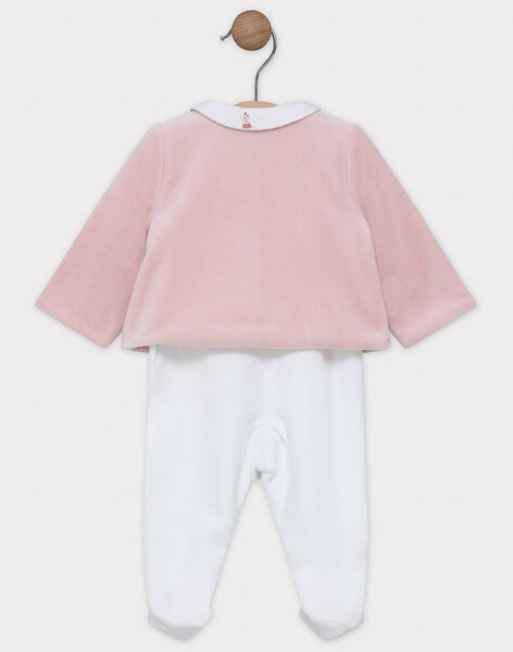 Ensemble Cardigan Rose Et Dors Bien Imprime En Velours Bebe Fille Catalogue Sergent Major Naissance Sergentmajor