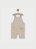 Salopette courte beige RANORBERT / 19E1BGE2SAC808