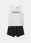 Ensemble débardeur short panda MAYOURI / 25E1BGR1ENS009