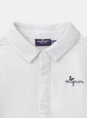 Chemise inscription brodée LAVILL / 24H1BGT1CHM005