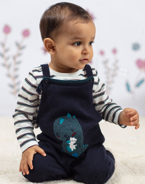 Salopette Bleue Motif Dinosaure Bebe Garcon Nos Histoires Bebe Sergentmajor