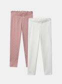 Lot de 2 leggings MIXDUETTE / 25E2PF51LG001