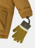 Parka 2 en 1 jaune ou beige sans manches Garçon NINODAGE / 25H3PGE3PARI821